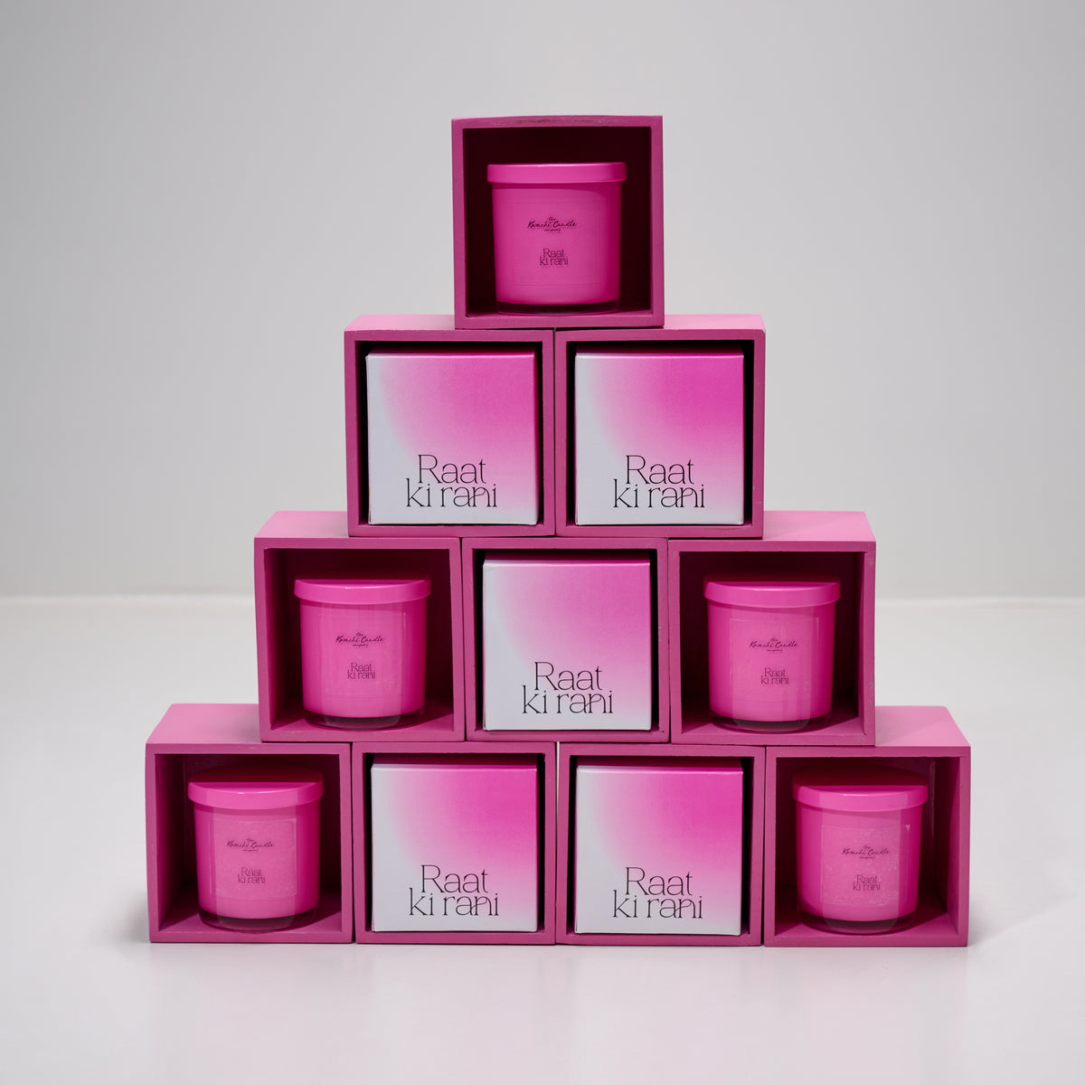 Raat ki Raani Coloured Jar Karachi Candle Company