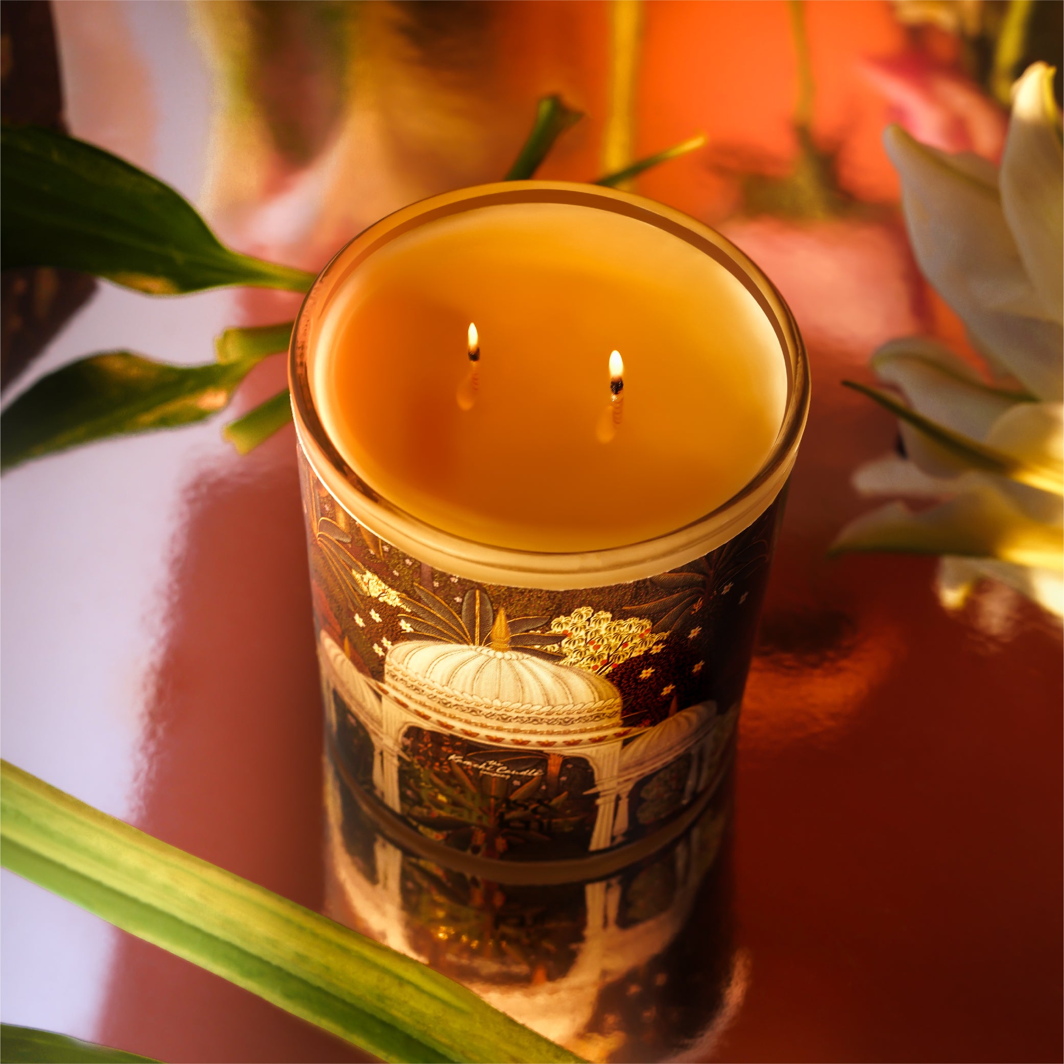 Gajras and Gardenia - Candle